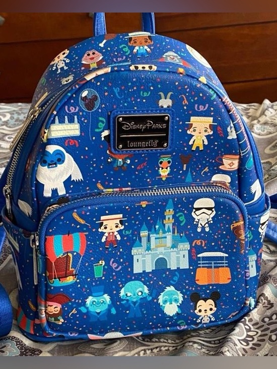 disney parks icons mini backpack by loungefly EXCLUSIVE DROP: Walt Disney World the bold design features Mickey Disney Parks Loungefly Mini Backpack